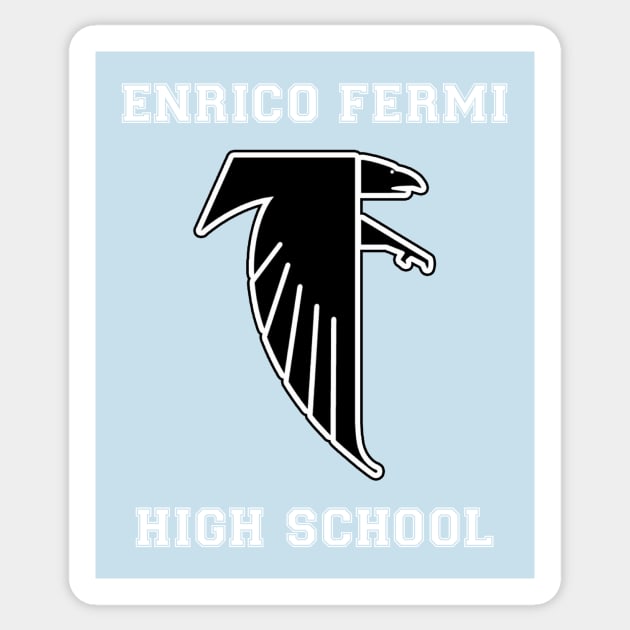 Enrico Fermi High School Sticker by mijumiART